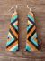 Santo Domingo Multi-Stone Inlay Dangle Earrings by Chaslyn Crespin