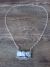 Navajo Sterling Silver & White Buffalo Turquoise Floral Link Necklace - Yazzie
