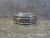 Navajo 12K Gold & Sterling Silver Storyteller Ring Band Signed Tsosie - Size 11