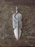 Navajo Sterling Silver Feather Pendant by Chris Charley