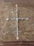 Zuni Sterling Silver Needle Point Turquoise Cross Pendant - Kaamasse
