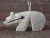 Zuni Indian Picasso Marble Heartline Bear Fetish Pendant - Pino