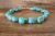 Native Indian Hand Strung Blue Turquoise Bracelet by Jake