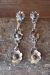 Zuni Indian Jewelry Sterling Silver Opal Floral Post Earrings Jonathan Shack 