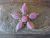 Large Zuni Indian Sterling Silver Pink Opal Flower Pendant Signed Hustito