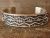 Large Men's Navajo Sterling Silver Cuff Bracelet Signed J. Tahe