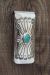 Navajo Indian Jewelry Turquoise Money Clip! Sterling Silver Mens - V. Long