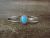 Navajo Sterling Silver Blue Opal Bracelet - Mariano