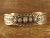 Navajo Jewelry Hand Stamped Sterling Silver Bracelet - Hallmarked