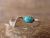 Navajo Jewelry Sterling Silver Oval Turquoise Ring! Size 9 - Gerald Skeets