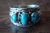 Native American Jewelry Sterling Silver Turquoise 3 Stone Ring! Size 12 1/2 - Begaye