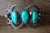Navajo Indian Jewelry  Turquoise Bracelet by Eva and Linberg Billah
