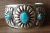 Navajo Indian Jewelry Sterling Silver Turquoise Cuff Bracelet - Marcella James