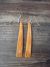 Zuni Indian Jewelry Spiny Oyster Slab Dangle Earrings by Espino