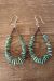 Santo Domingo Heishi Shell Turquoise Earrings by Jeanette Calabaza
