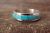 Navajo Indian Inlay Turquoise Ring Size 11 - W. Muskett