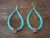 Santo Domingo Heishi Turquoise & Spiny Earrings by Lupe Lovato