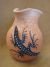 Zuni Indian Pueblo Clay Pottery Hand Painted 3D Lizard Pot by Lorenda Cellicion