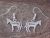 Navajo Indian Sterling Silver Horse Dangle Earrings - Robert Gene