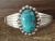 Navajo Indian Turquoise Sterling Silver Bracelet by David Lee