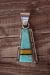 Navajo Indian Sterling Silver Turquoise Spiny Inlay Pendant by Steve Francisco