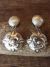 Native American Sterling Silver Concho Post Earrings Tim Yazzie