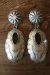 Navajo Indian Jewelry Sterling Silver Hand Stamped Earrings! - Yazzie