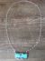 Navajo Sterling Silver Floral & Turquoise Link Necklace by Yazzie