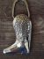 Navajo Indian Sterling Silver Boot Key Ring by Shirley Skeets
