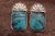 Navajo Indian Jewelry Sterling Silver Turquoise Post Earrings - Sheena Jack