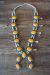 Navajo Jewelry Spiny Oyster Squash Blossom Necklace by Jackie Cleveland