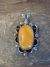 Navajo Indian Nickel Silver Spiny Oyster Pendant by Jackie Cleveland