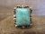 Navajo Indian Sterling Silver & Turquoise Ring by Cleveland Size - 11.5