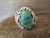 Navajo Indian Sterling Silver Turquoise Ring Size 11.5 Signed Darrell Morgan