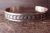 Navajo Hand Stamped Sterling Silver Bracelet by Rick Enriquez