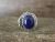 Navajo Indian Jewelry Sterling Silver Blue Lapis Ring Size 6 by Cadman