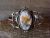 Native American Jewelry Nickel Silver Marble Bracelet by Bobby Cleveland
