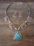 Navajo Sterling Silver Turquoise and Coral Desert Pearl Necklace Set - Tom Lewis