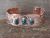 Native American Jewelry Copper Turquoise Bracelet by Bobby Cleveland