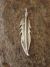 Navajo Indian Jewelry Sterling Silver Feather Pendant! Handmade