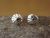 Native American Indian Jewelry Sterling Silver Post Earrings - Marvin Arviso