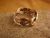 Navajo Indian Hand Made Copper Band Ring by Verna Tahe!, Size 10 1/2